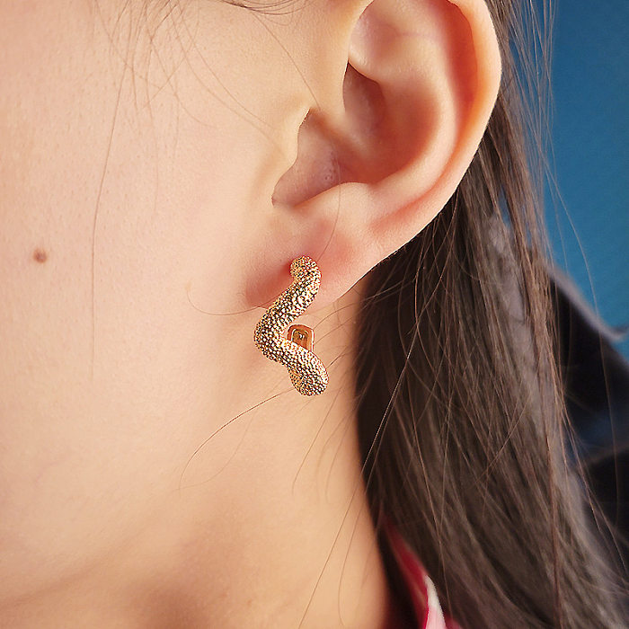 1 Pair Simple Style Geometric Plating Copper Earrings