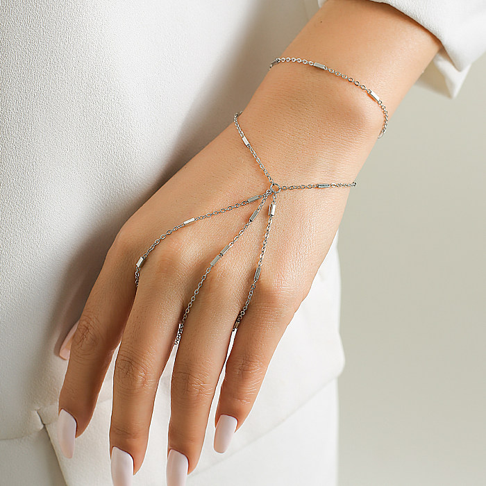 Simple Style Classic Style Geometric Copper Bracelets