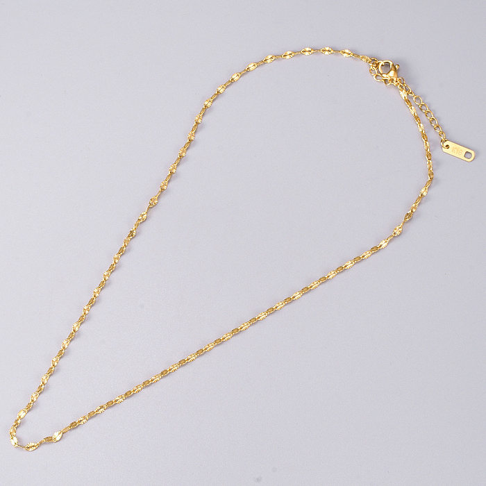 Simple Style Swan Heart Shape Butterfly Copper Irregular Rhinestones Opal Pendant Necklace