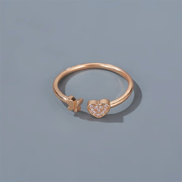 New  Love Butterfly Adjustable Ring
