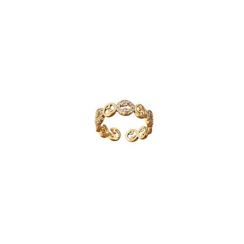 Retro Bow Knot Copper Open Ring In Bulk