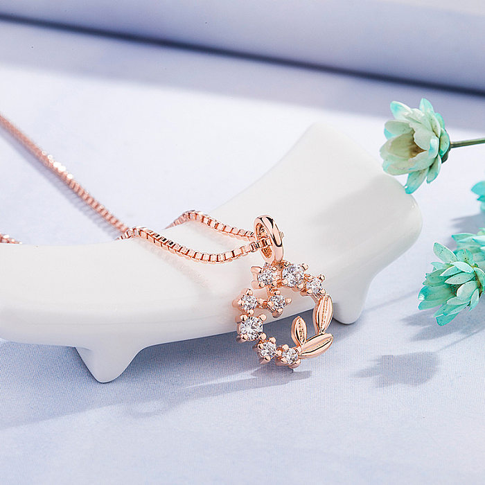 Collier pendentif couronne de chrysanthème Simple Daisy, bijoux simples
