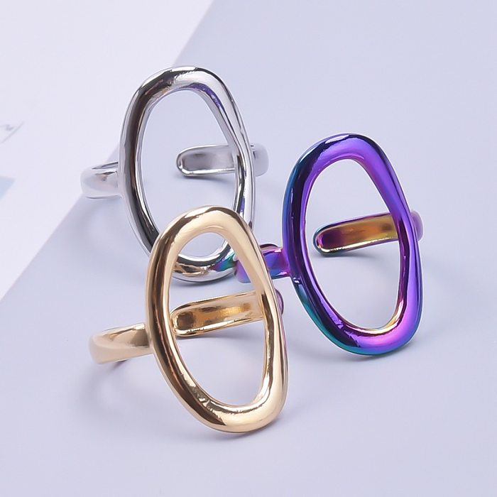 Commute Solid Color Stainless Steel Polishing Rings