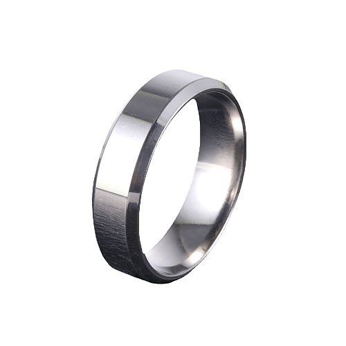 Wholesale Casual U Shape Stainless Steel Rings