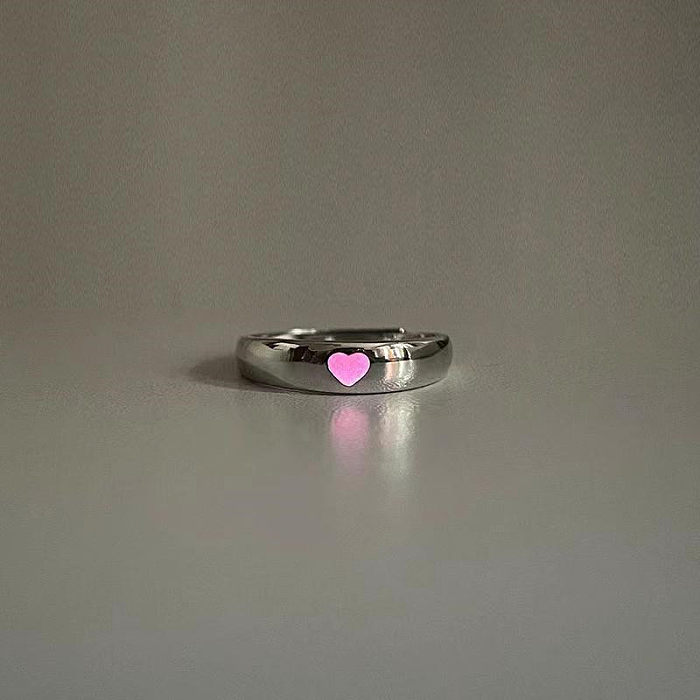 Romantic Modern Style Simple Style Animal Letter Heart Shape Alloy Copper Gold Plated Silver Plated Artificial Gemstones Artificial Pearls Artificial Diamond Open Ring In Bulk