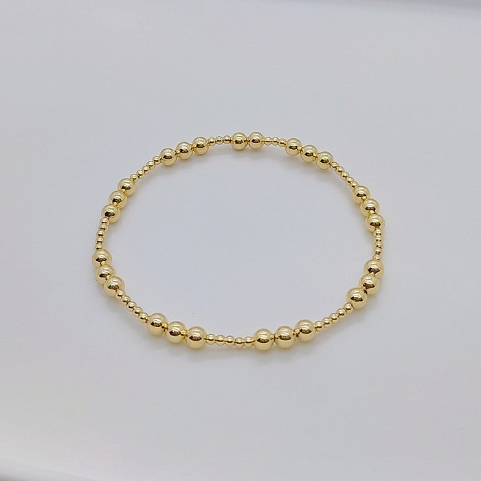 Basic Classic Style Geometric Copper Bracelets