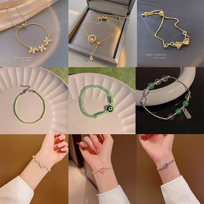 Fashion Geometric Copper Plating Bracelets 1 Piece