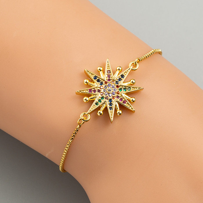 Fashion Cross Bracelet Micro-set Zircon Bracelet Tortoise Mama Bracelet Set