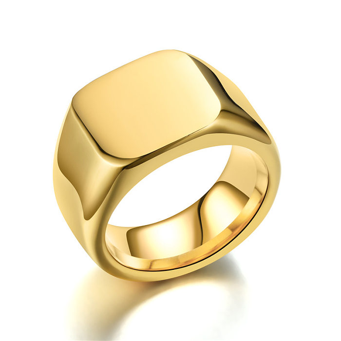 Wholesale Jewelry Titanium Steel Smooth Plain Ring jewelry