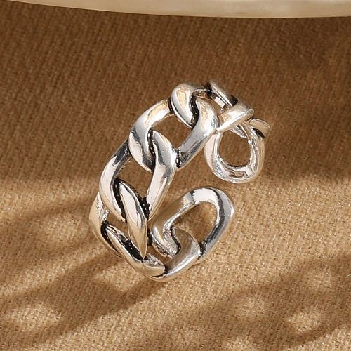 Vintage Style Simple Style Smiley Face Daisy Copper Plating Open Ring