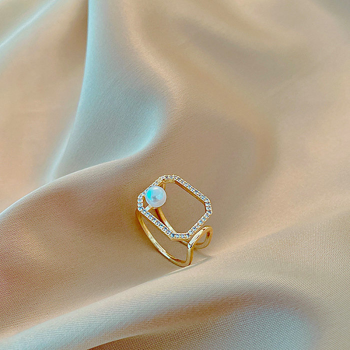 Moda Borboleta Chapeamento de Cobre Inlay Anéis de Pedras Preciosas Artificiais 1 Conjunto