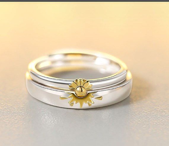 Anéis abertos com chapeamento de cobre para flores