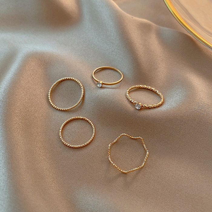 Moda Borboleta Chapeamento de Cobre Inlay Anéis de Pedras Preciosas Artificiais 1 Conjunto