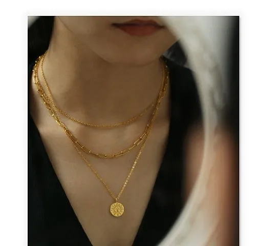 Fashion Geometric Copper Plating Necklace