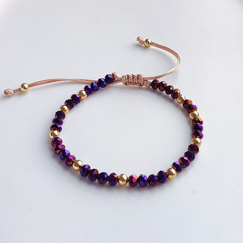 Bohemian Geometric Star Freshwater Pearl Copper Inlay Zircon Bracelets