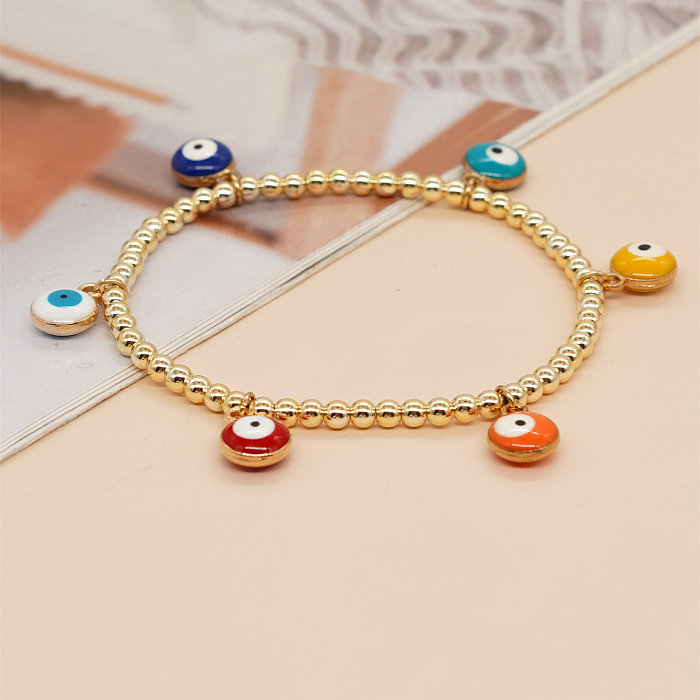 Modern Style Eye Copper Bracelets