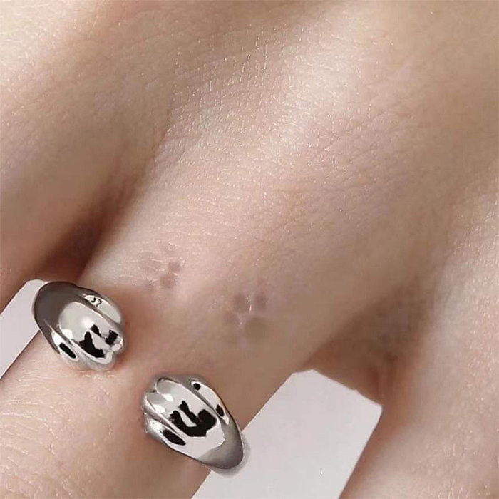 Cartoon Style Animal Copper Plating Open Ring 1 Piece