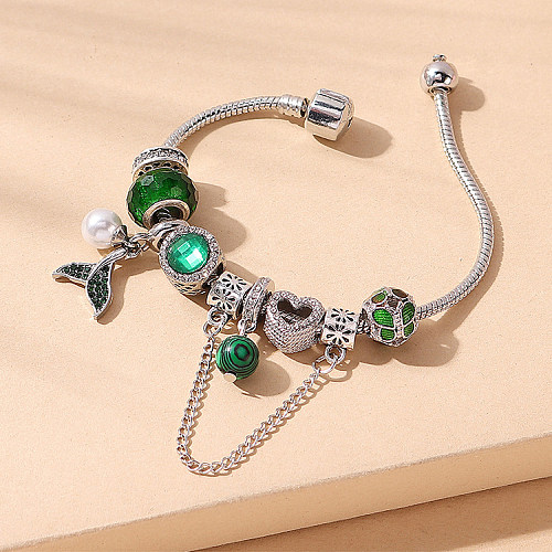 Raffiniertes, stilvolles und vielseitiges kreatives Perlen-Fischschwanz-Armband im koreanischen Stil