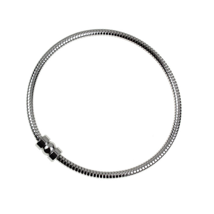 Simple Style Solid Color Stainless Steel Bangle In Bulk