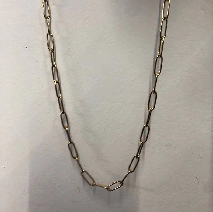 Modische herzförmige Halskette mit Anhänger aus Edelstahl, 1 Stück