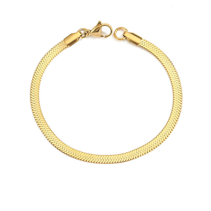 Bijoux en gros Bracelet simple en acier inoxydable