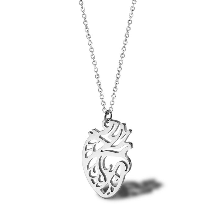Fashion Organ Stainless Steel Plating Pendant Necklace 1 Piece