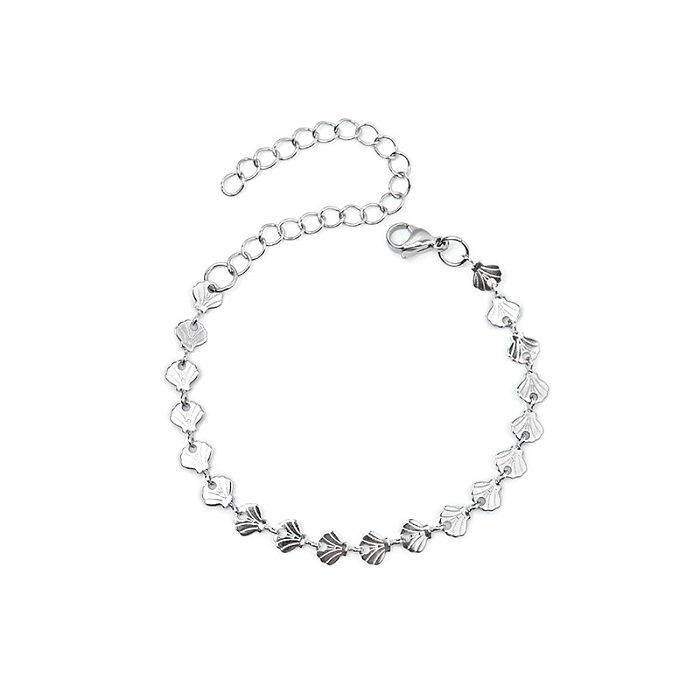 New Simple Titanium Steel Hollow Bracelet Wholesale jewelry