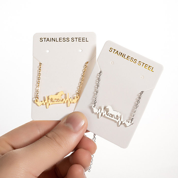 Retro Letter Stainless Steel Plating Bracelets 1 Pair