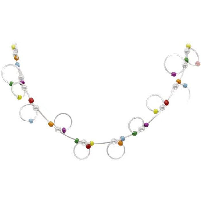 Novelty Colorful Stainless Steel Beaded Choker