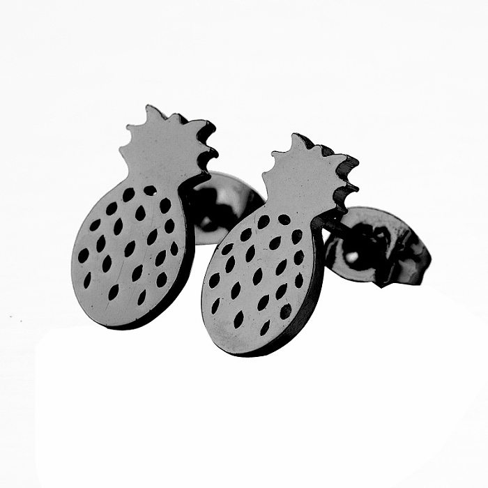 Simple Style Geometric Stainless Steel  Earrings Plating No Inlaid Stainless Steel  Earrings