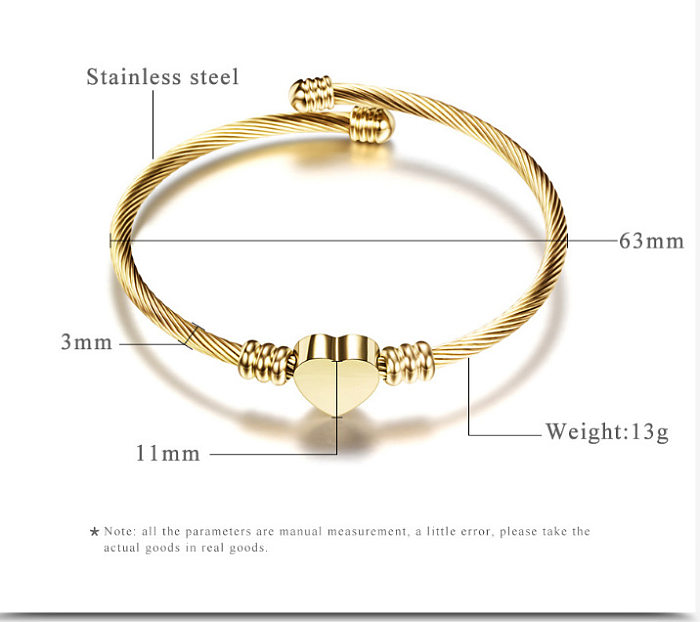Bracelet plaqué or avec incrustation d'acier et de titane, trèfle à quatre feuilles de Style Simple, Malachite acrylique