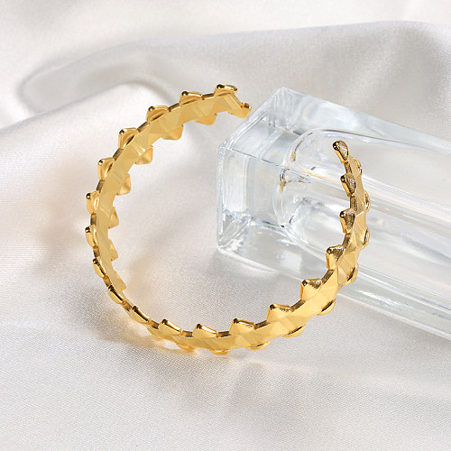 Wholesale Classic Style Gear Stainless Steel Bangle