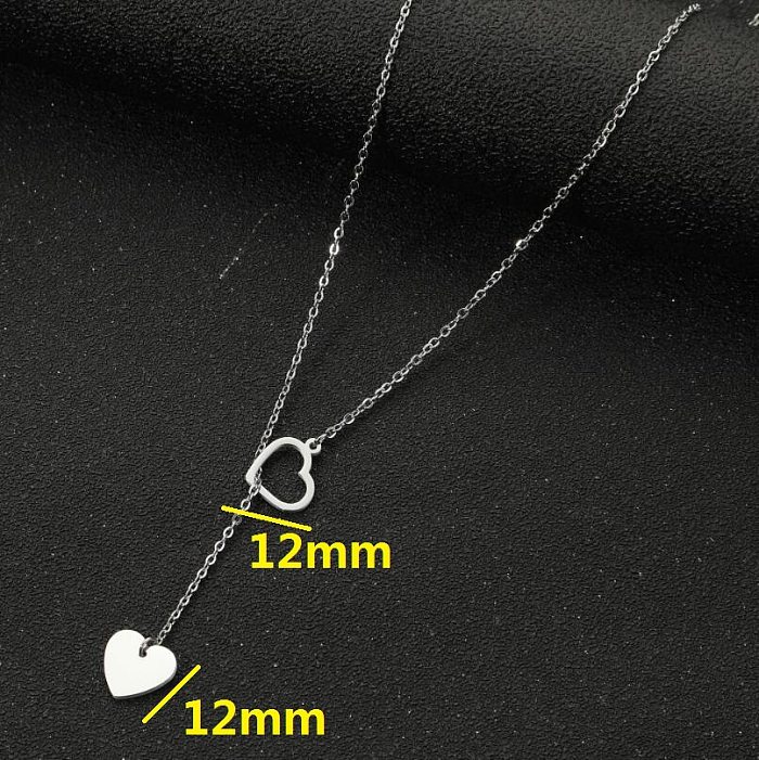1 Piece Simple Style Star Stainless Steel Patchwork Necklace