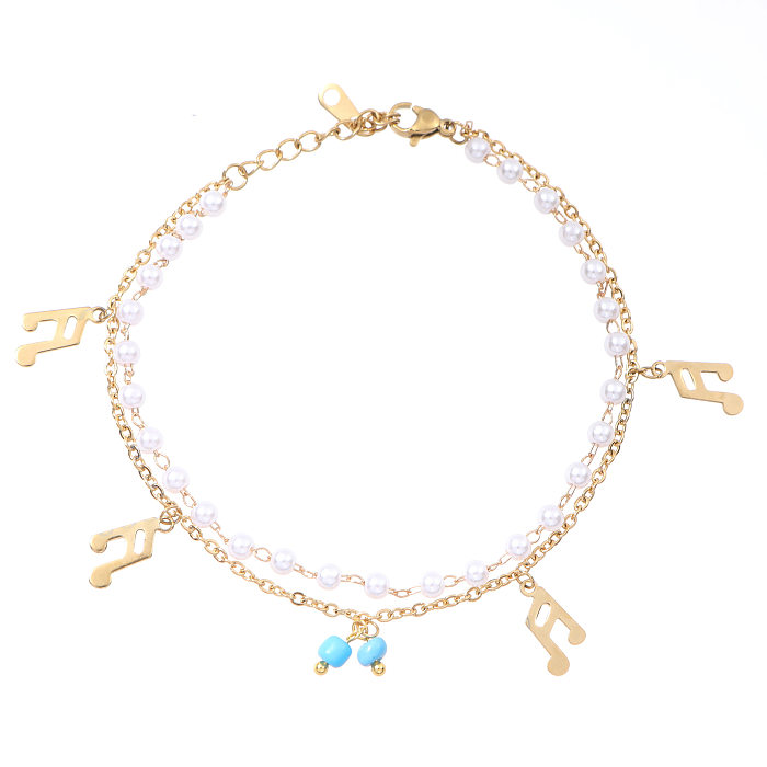 Modern Style Star Heart Shape Butterfly Stainless Steel Plating 18K Gold Plated Bracelets