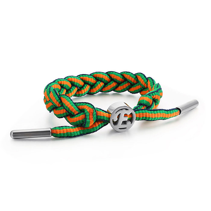 European And American Creative Stainless Steel Braided Multicolor Couple Draw Handle Rope