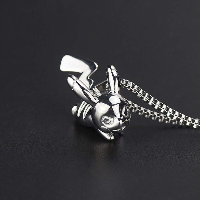 Wholesale Jewelry Pikachu Pendant Stainless Steel Necklace jewelry