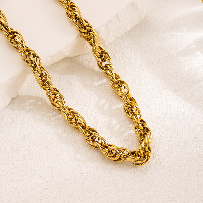 Hip-hop retro borboleta chapeamento de aço inoxidável strass banhado a ouro pingente colar