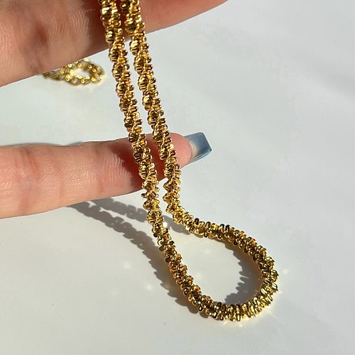 Glamouröse Halskette aus Edelstahl im Großhandel