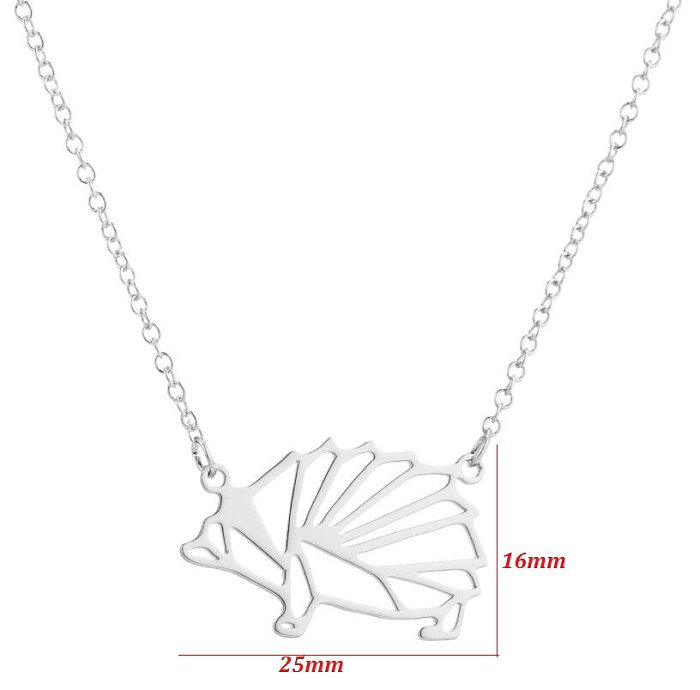 1 Piece Fashion Hedgehog Stainless Steel  Plating Necklace