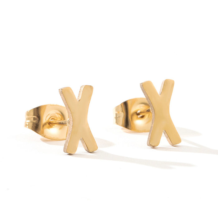 حار بيع الأذن مجوهرات بسيطة جديدة الفولاذ المقاوم للصدأ هندسية صغيرة أقراط الأذن مشبك الأذن أقراط مشبكية بالجملة