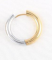 1 Piece Fashion Color Block Stainless Steel  Plating Earrings