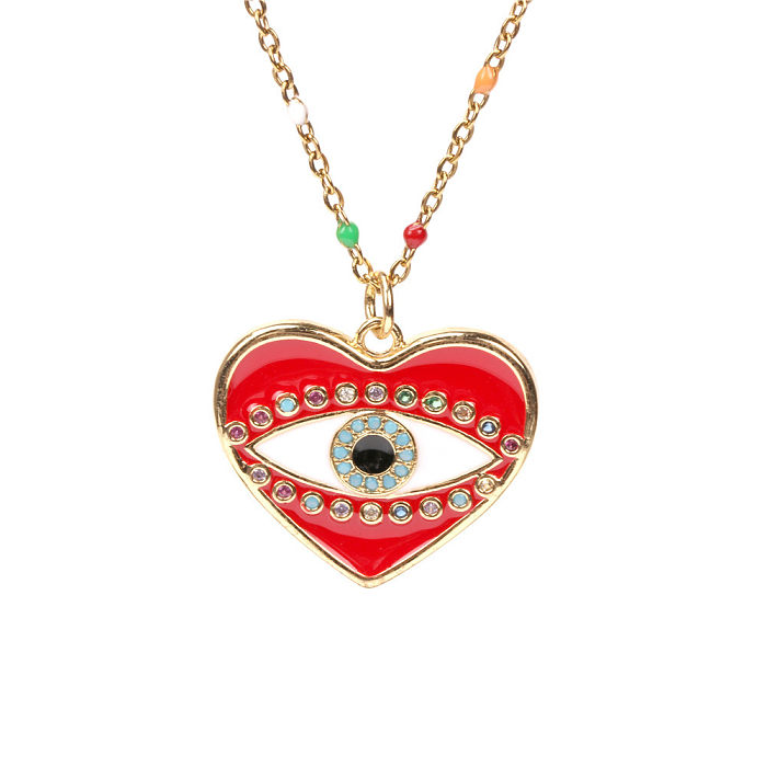 Wholesale Jewelry Devil's Eye Pendant Stainless Steel  Necklace jewelry