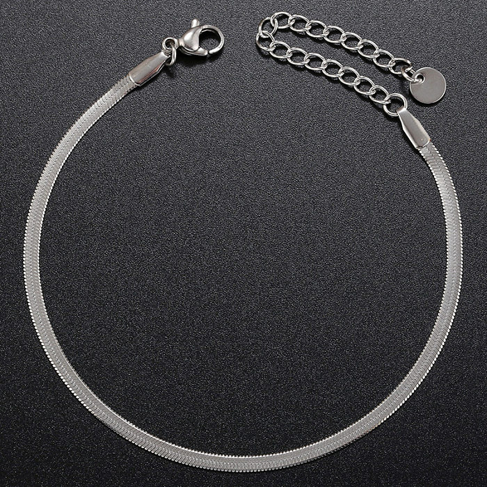 Bracelets de placage géométriques en acier inoxydable à la mode