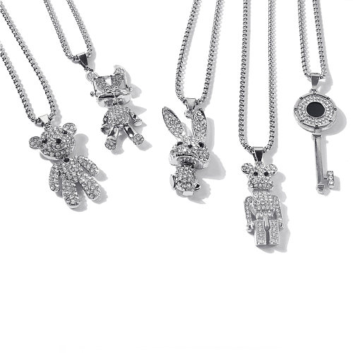 Vacation Modern Style Simple Style Animal Stainless Steel  Plating Pendant Necklace 1 Piece