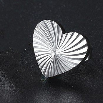 Nouveau Coeur de pêche lot fleur miroir ligne acier inoxydable clous d'oreilles