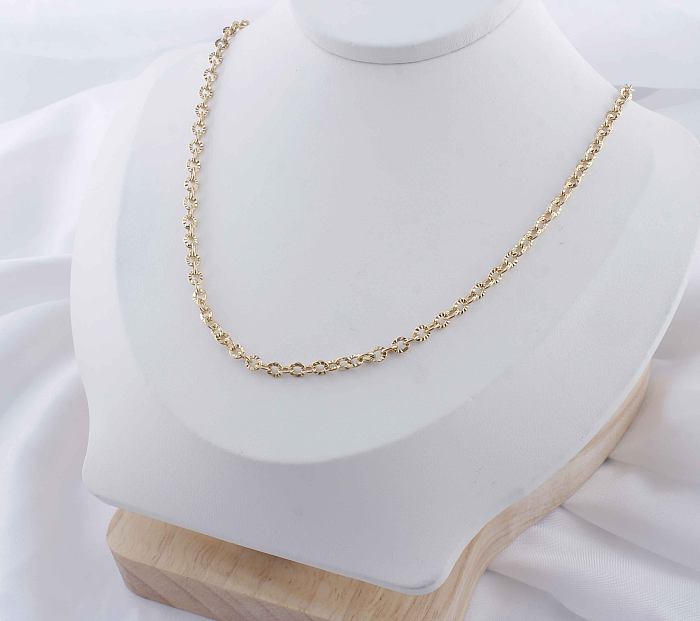 Elegante, romantische, klassische Stern-Herzform-Halskette mit Edelstahlbeschichtung und vergoldeter Halskette
