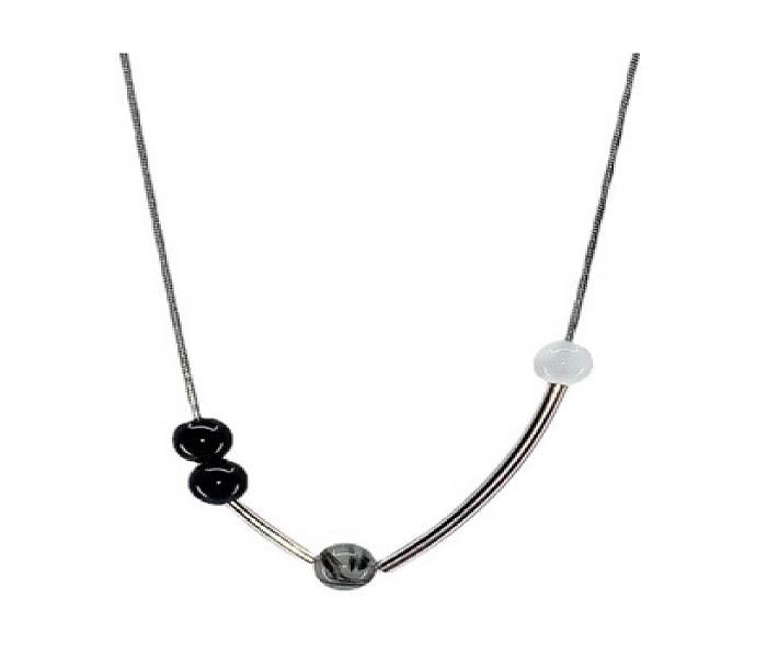 Simple Style Geometric Opal Stainless Steel Plating Necklace