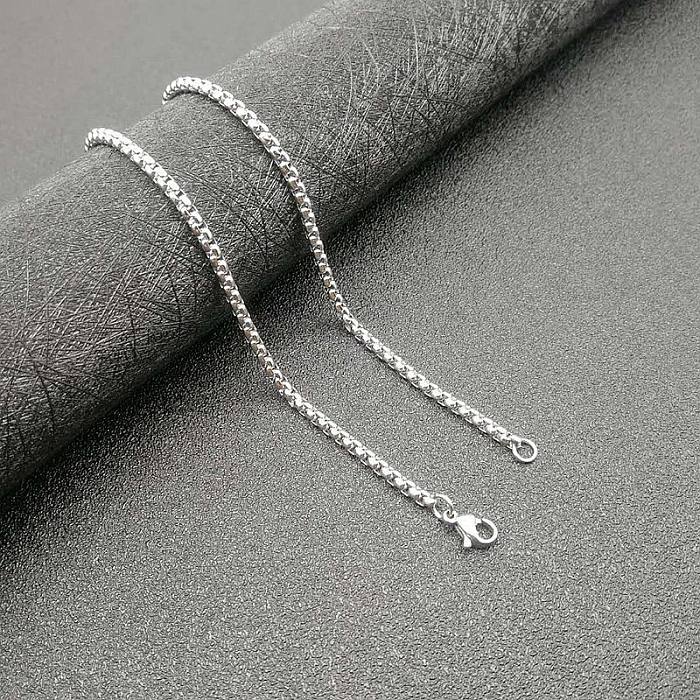 Fashion Eye Stainless Steel  Plating Pendant Necklace 1 Piece