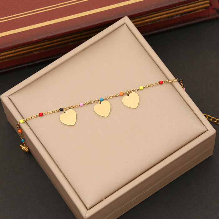 Artistic Commute Star Heart Shape Butterfly Stainless Steel Plating Bracelets