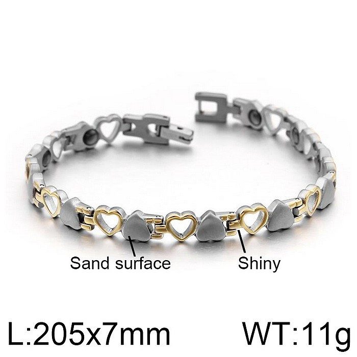 Retro Geometric Stainless Steel Bracelets 1 Piece